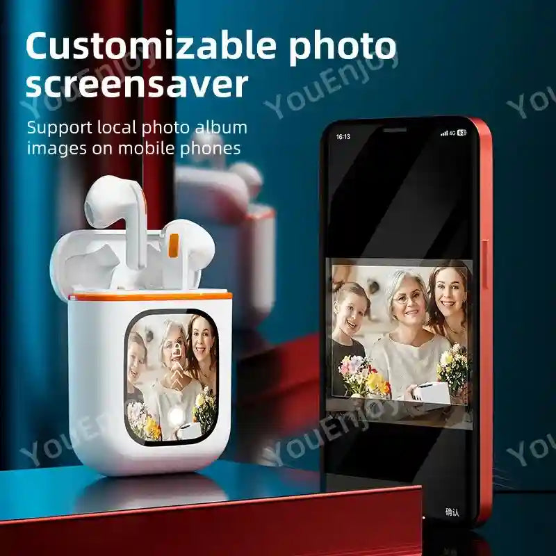K2 Wireless ANC Earbuds with Touch Screen Case by Tidesmit Tidesmit