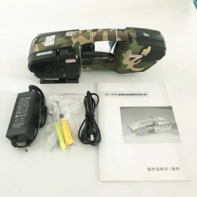 New Model 13-19mm Electric Battery Portable Handheld Manual Plastic Strapping Band Machine Tool