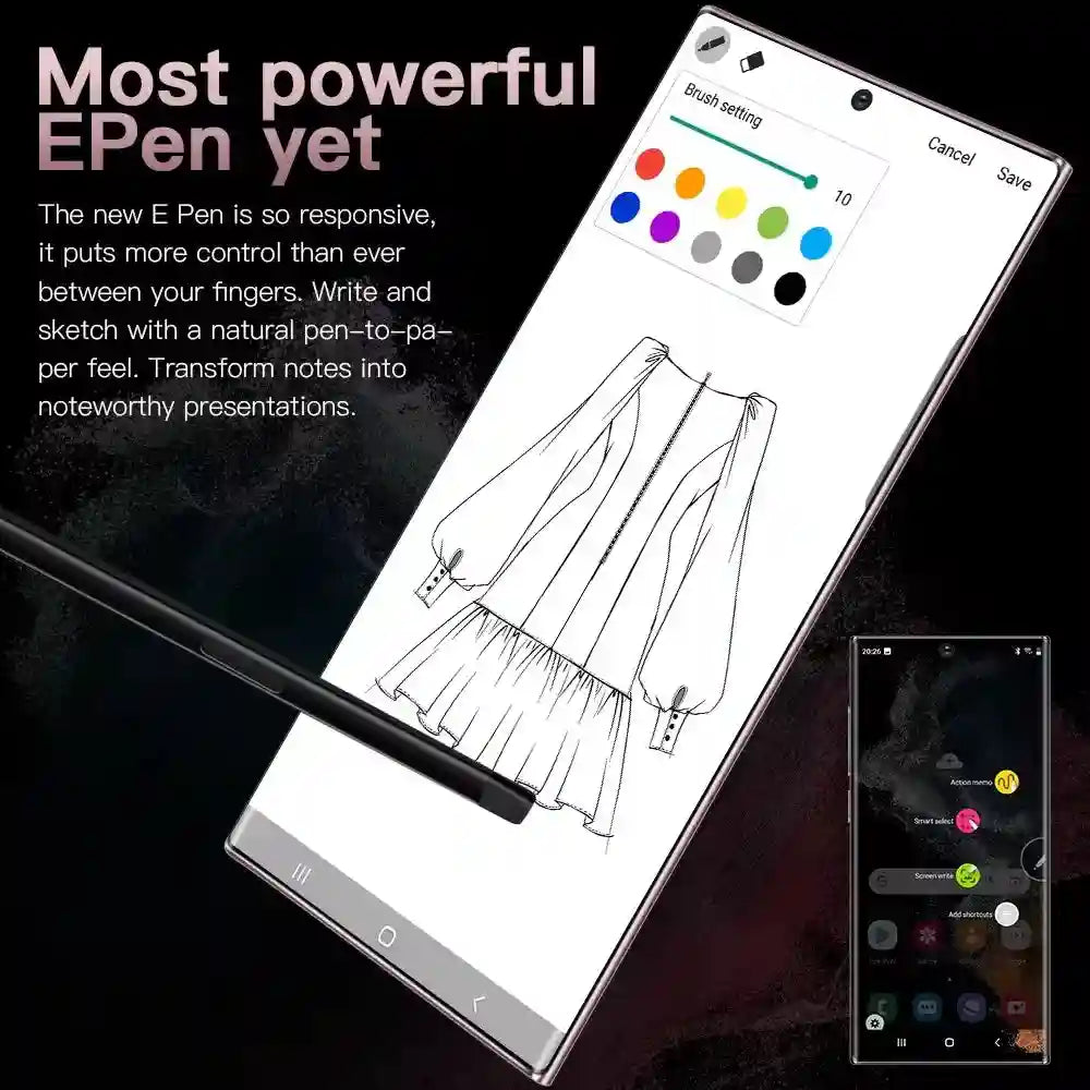 Tidesmit 5G Smartphone, 7.3-inch AMOLED, 16GB RAM, 1TB Storage Tidesmit