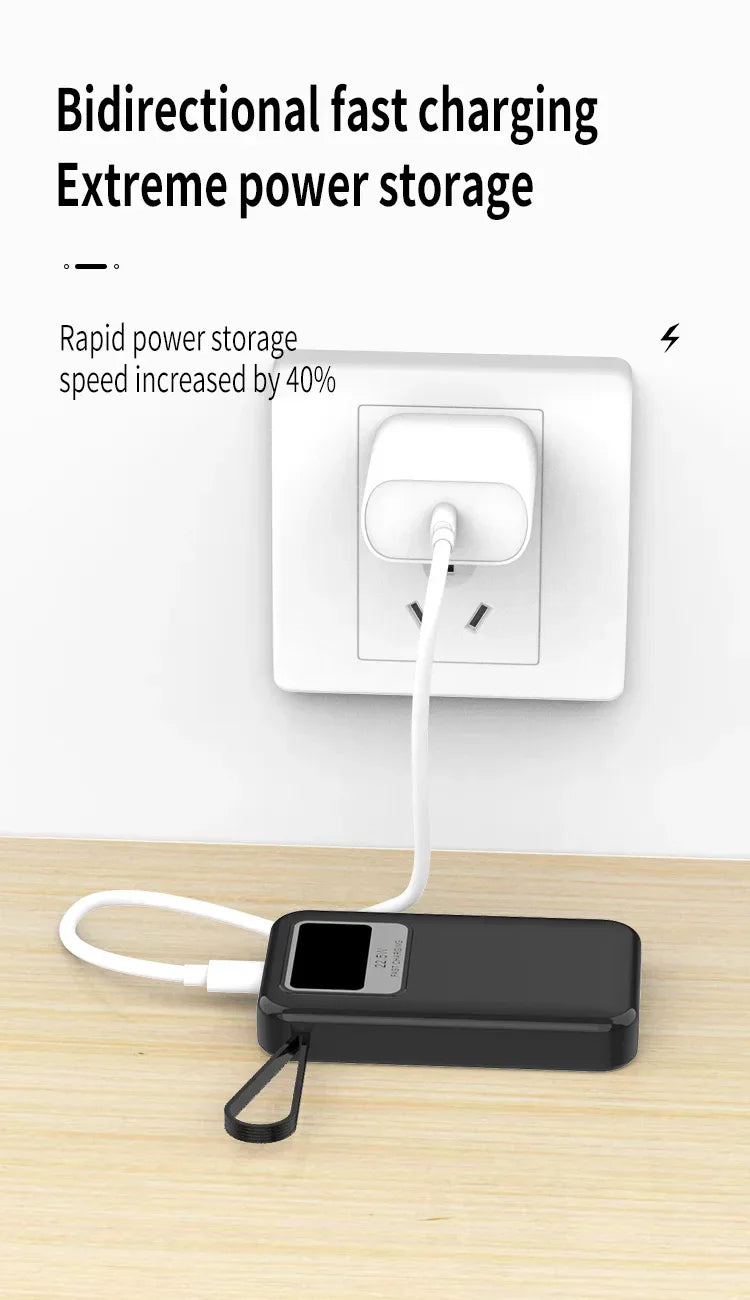 Magnetic Wireless Power Bank 5000mAh Portable Charger - PD Fast Charging Tidesmit