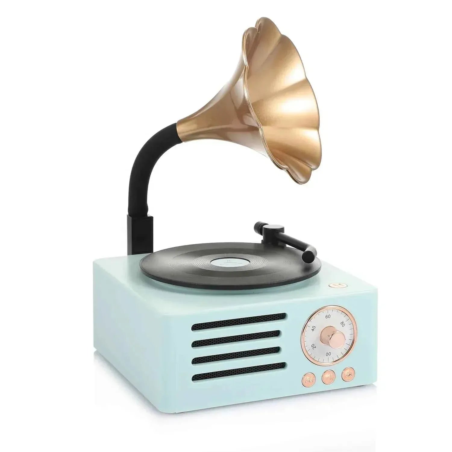 Portable Bluetooth Speaker | Vintage Wireless Vinyl Style Audio My Store