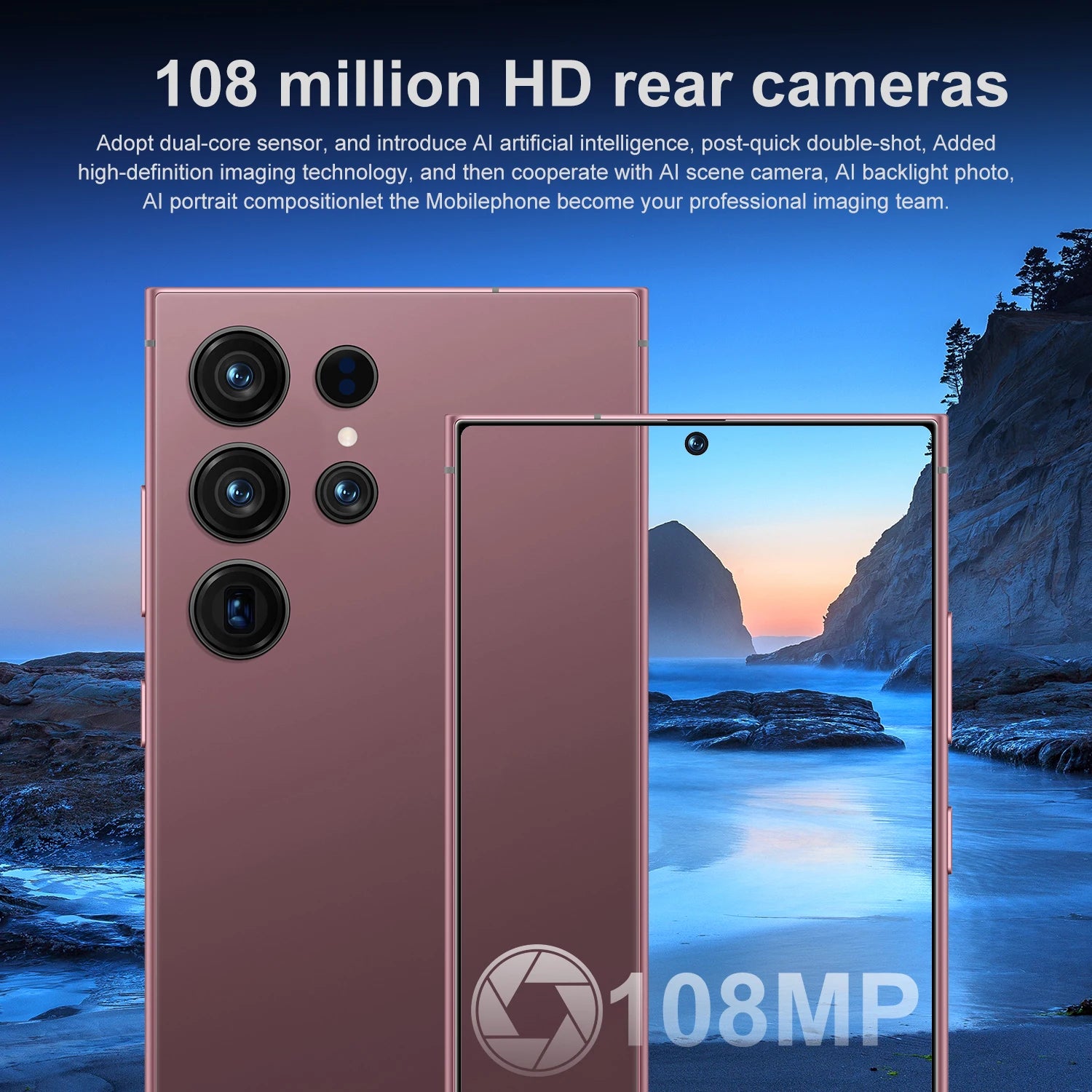 Best Selling Cellphones S25 16+1TB 48+108MP Global 5G Smartphone 6.6 Inch Screen 48+108MP Cheap Cellphones