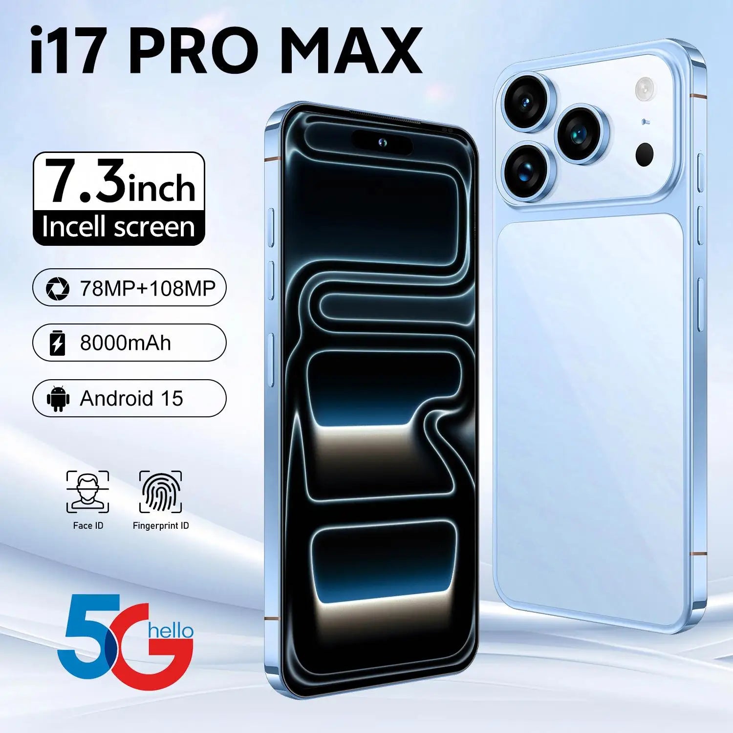 Unlocked 5G Smartphone: 1TB Storage, 16GB RAM & 108MP Camera Tidesmit