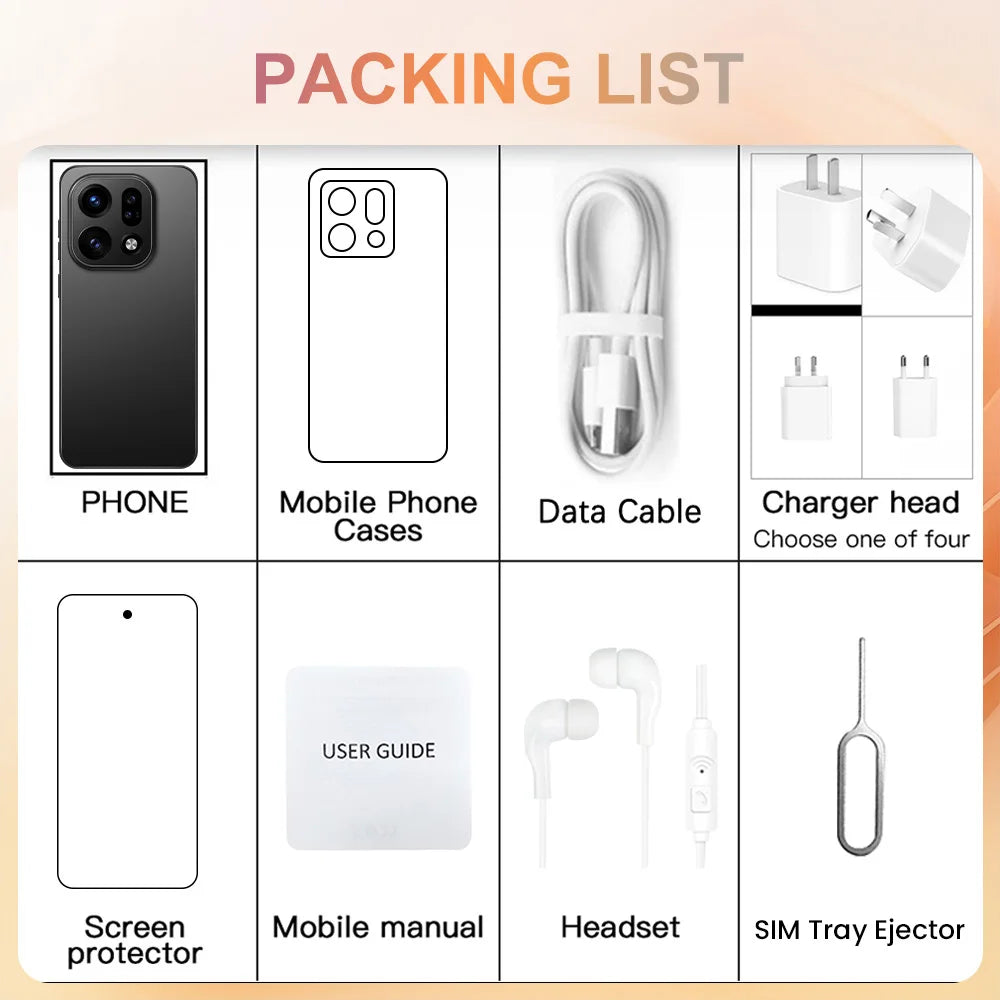 OPPO Find X9 Pro Global Version Smartphone Dimensity 9500 7500mAh 80W Fast Charging 108MP Camera AMOLED Display 120Hz 5G