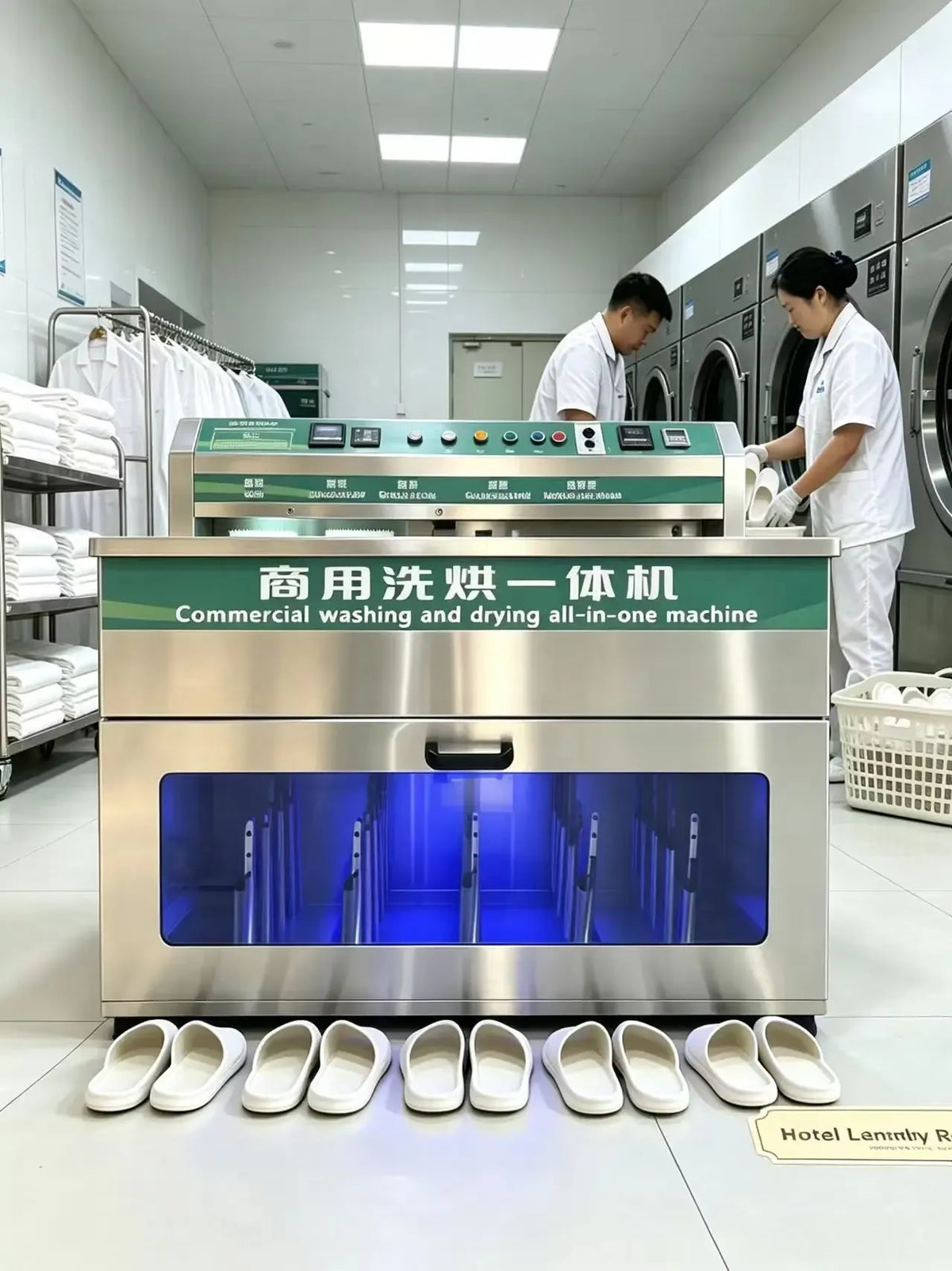 Commercial Shoe Washing & Drying Machine Reliable Shape Preserving Design for Work Shoes Schools Hotels Hospitals & Laundries