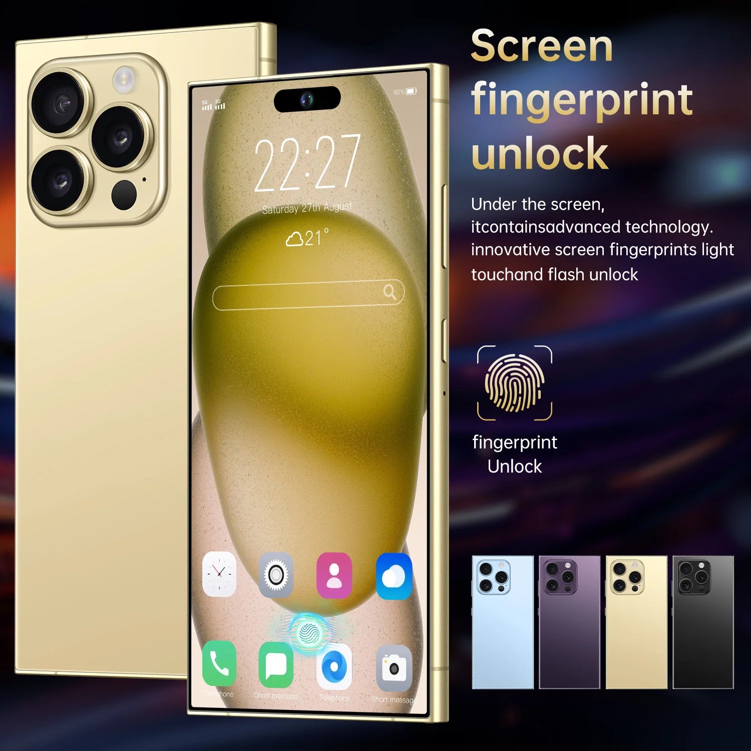 Mobile Phone Built-in Pen S25Ultra Eight-core 4G7.3-inch 20 Million Pixel 3 64  Hot 0TG