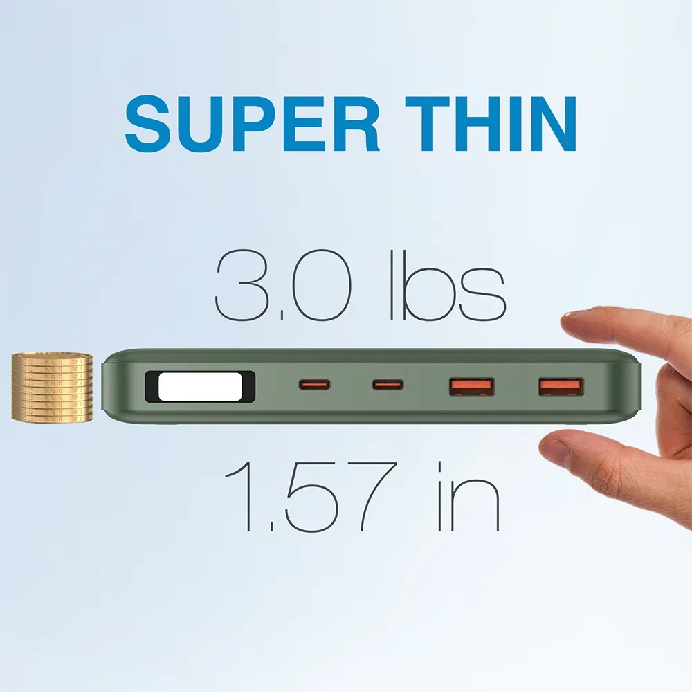 Tidesmit 62000mAh Portable Power Bank - 200W Fast Charging USB-C Tidesmit
