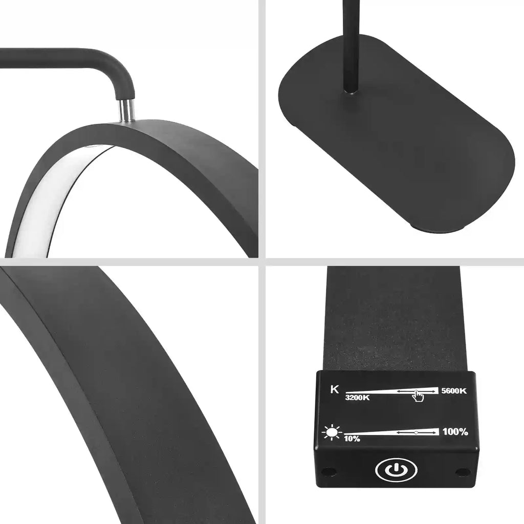 Half Moon Lash Light - Adjustable LED Floor Lamp for Professionals Tidesmit