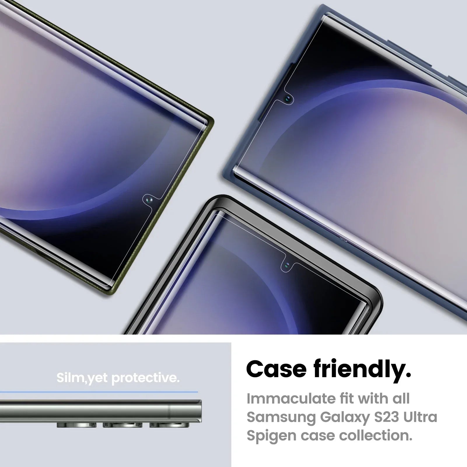 Galaxy S24 Ultra Screen Protector - 2 Pack Anti-Scratch Ceramic Shield HD suit Tidesmit