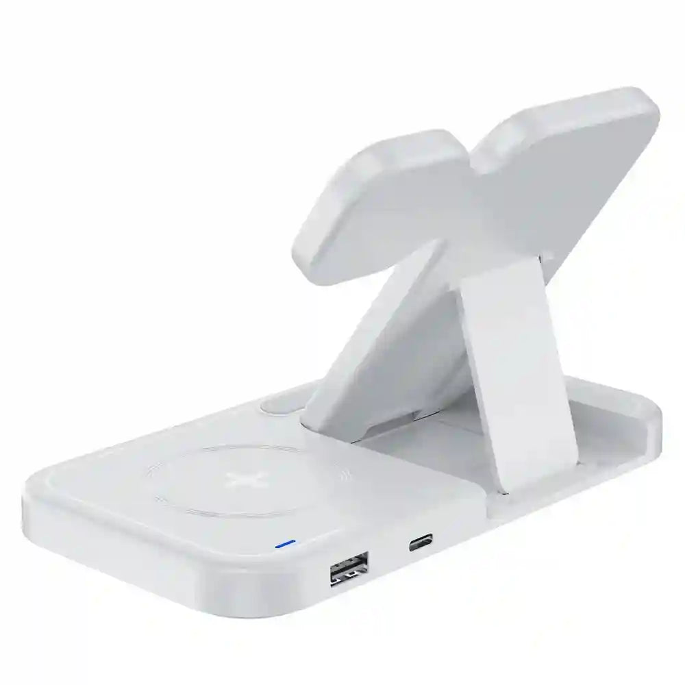 3-in-1 Wireless Charger Station | 15W Qi Fast Charging Pad for Mobile Tidesmit