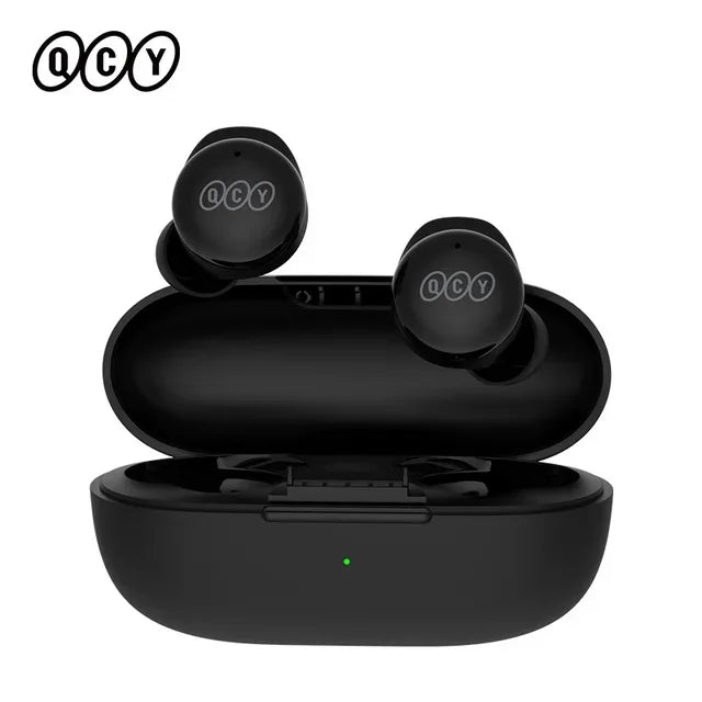 Tidesmit Wireless Earbuds Bluetooth 5.3 TWS Headphones 26H Playtime QCY T17 BLACK Tidesmit