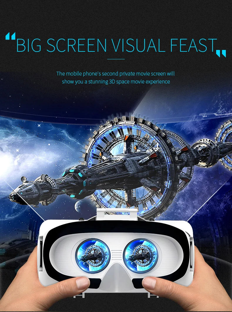 VR Headset for Smartphones | 3D Immersive Reality Smart Glasses Tidesmit