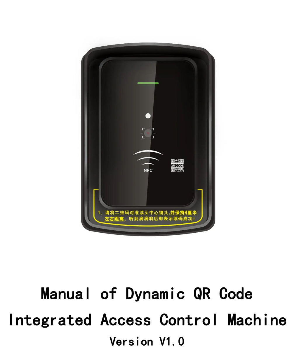 Smart QR Code Access Control Card Reader 13.56Mhz RFID Barcode Scanner Support Wiegand RS485 TTL 20000 Users