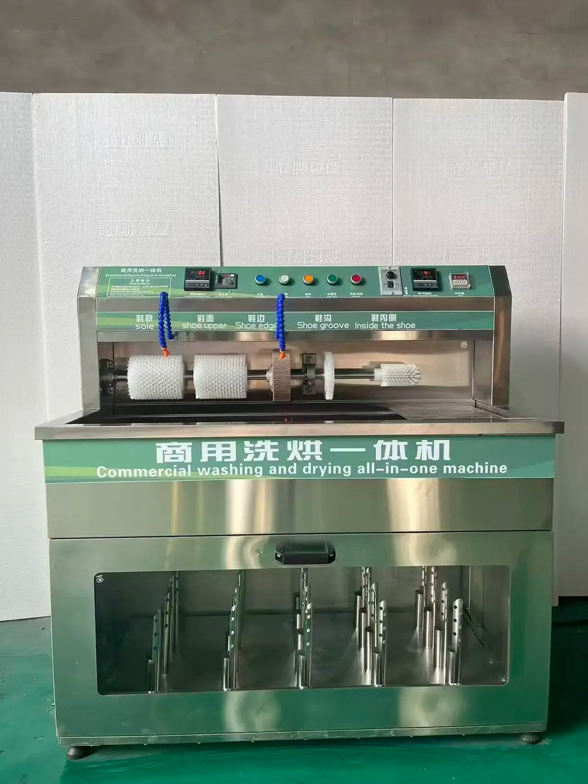 Supplier Reliable Professional Shoe Washer and Dryer Machine With Steel Wire Brush for Shoe Repair Maintenance Shops