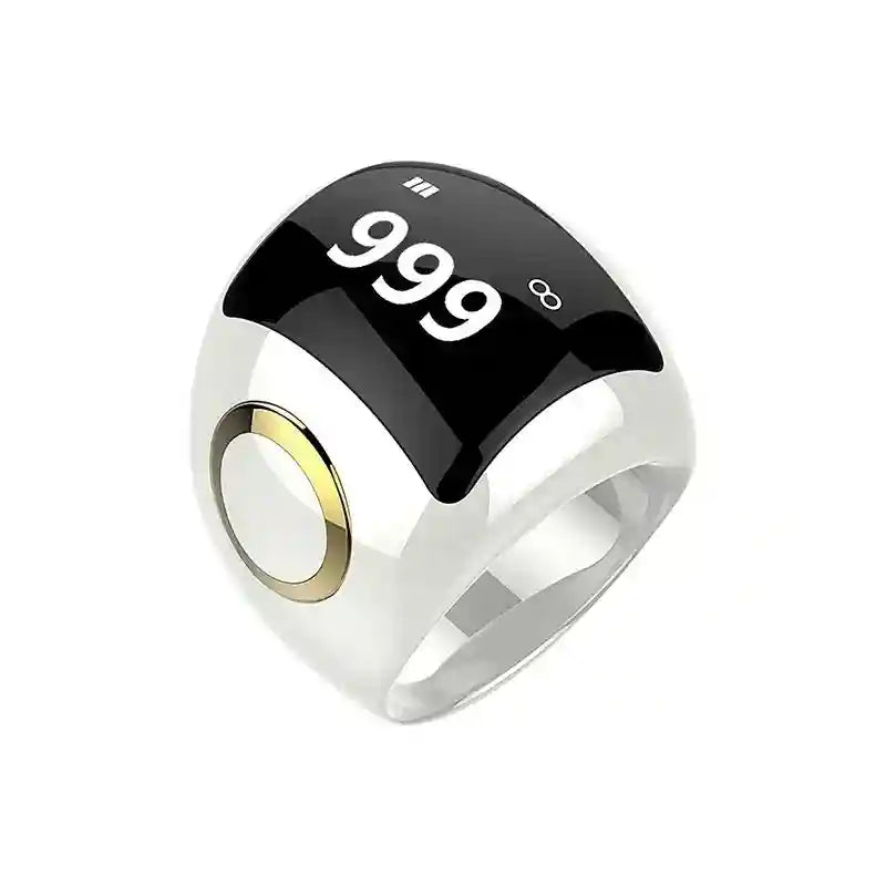 Tidesmit Smart Health Ring - Bluetooth Fitness Tracker with Heart Rate Monitor Tidesmit