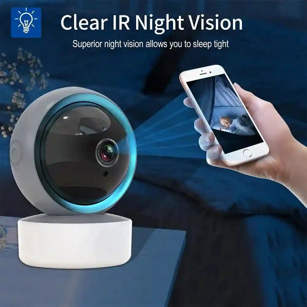 WiFi PTZ Security Camera 4K with Auto Tracking - Night Vision Surveillance Tidesmit