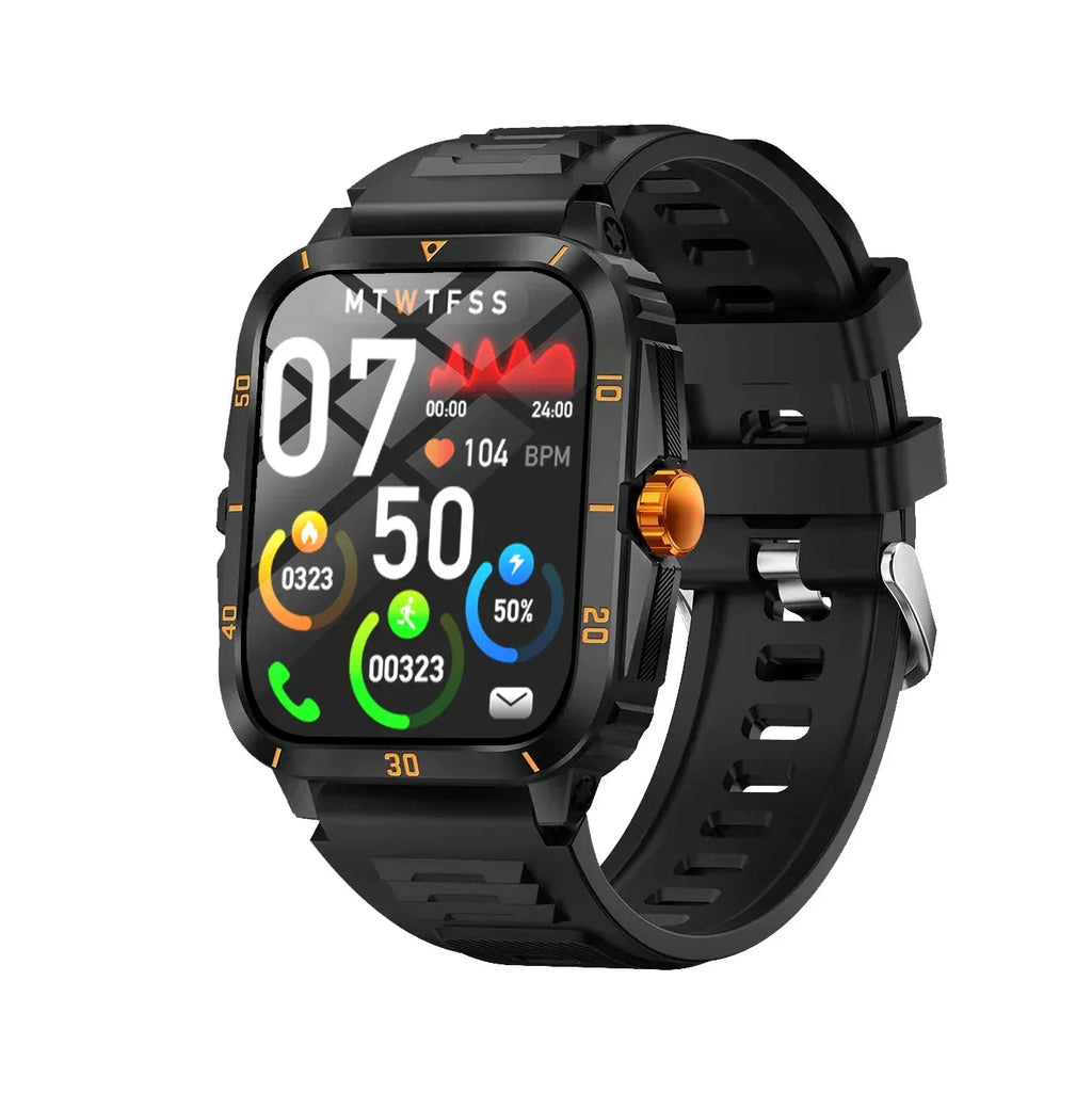 Smartwatch H23 with Bluetooth Calling, GPS, and Fitness Tracker - Black My Store