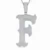 Factory Wholesale D Letter VVS Moissanite Pendant Necklace 925 Silver Platinum Plated Iced Out Custom Name Hip Hop Jewelry