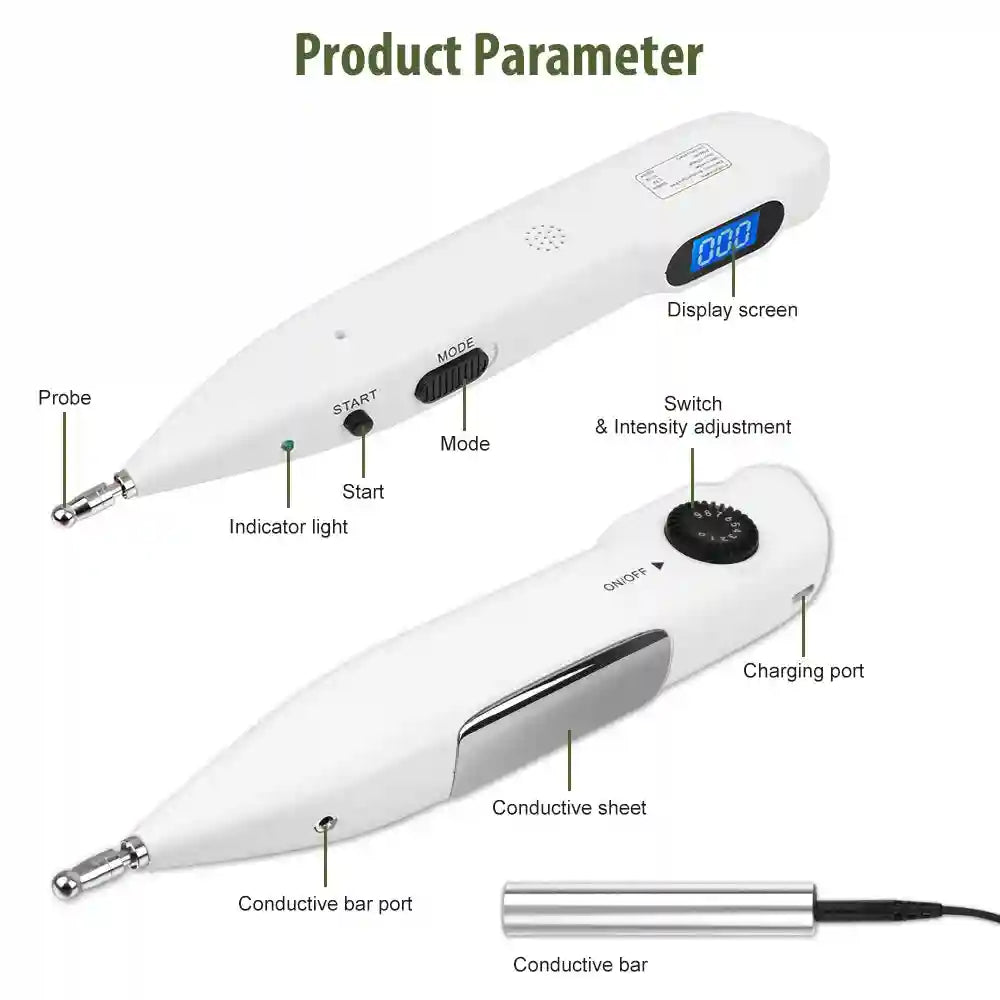 Acupuncture Pen Digital Electric Muscle Stimulator for Home Relaxation Relaxation Treatment Tidesmit