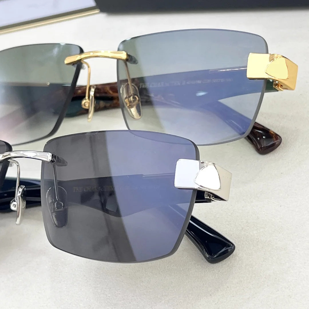 European American Fashion Cross-Border Sunglasses Light Luxury Casual Square Home Frameless Holiday Trendy Style for Men Women
