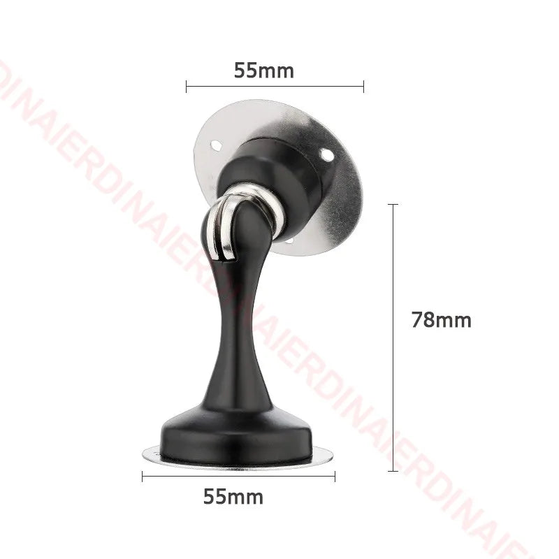 NAIERDI 304 Stainless Steel Door Stopper,Magnetic Door Stop,Door Catch,Nail-free Screws for Stronger Mount,Furniture Hardware
