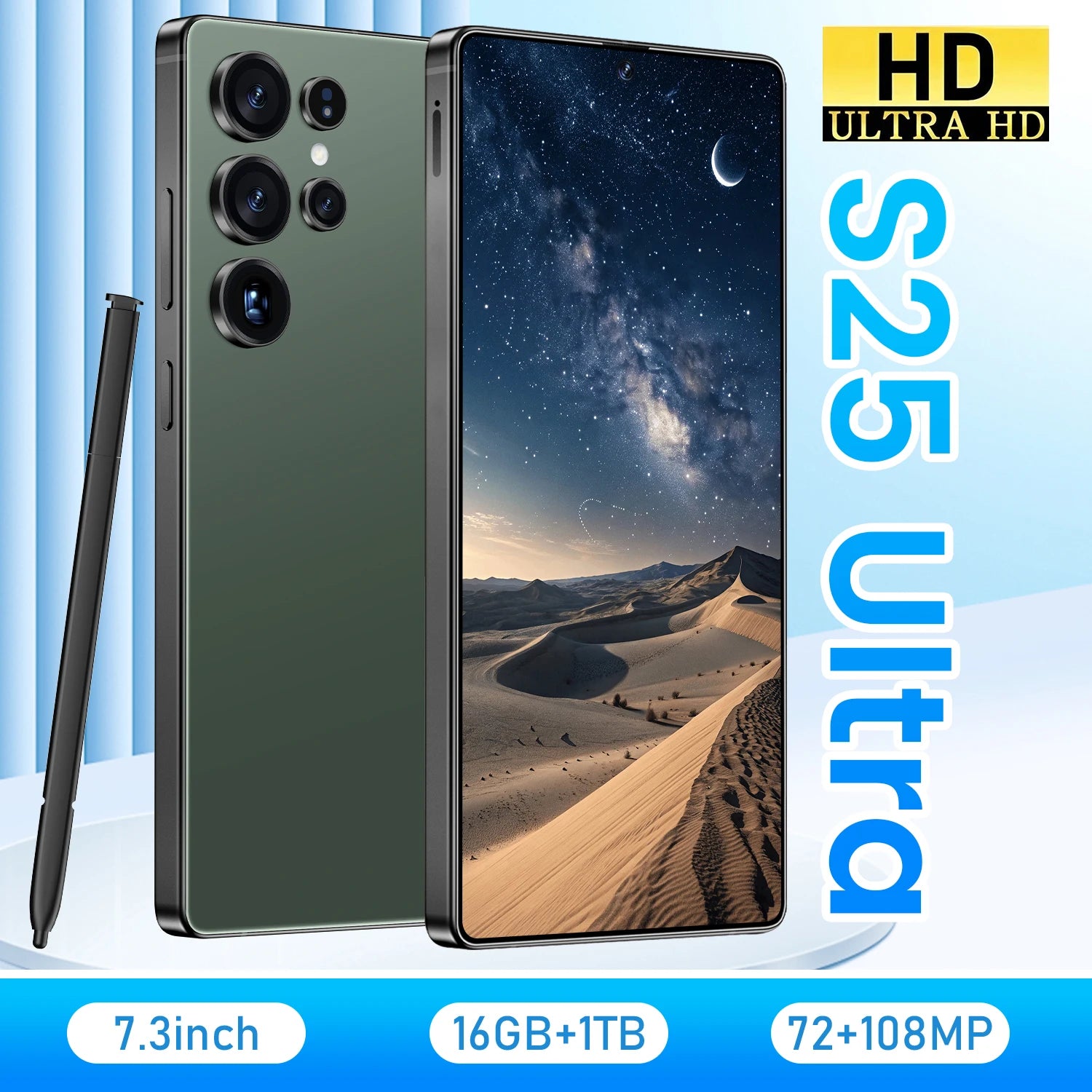 2025 Original S25 Ultra 5G Smartphone Touch Pen AI 16GB + 1TB6.9-inch Screen Dual SIM Unlocked Global Android Phone