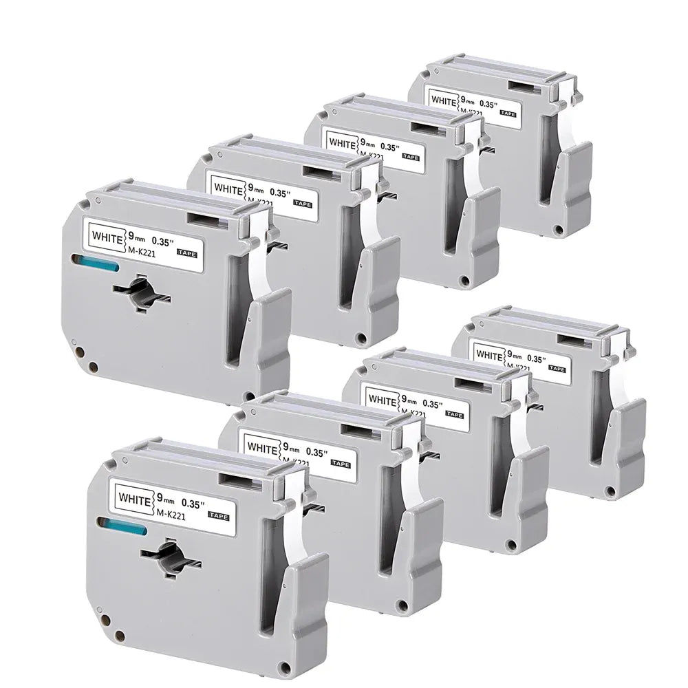 Compatible Mk Thermal Label MK-531 M-K531 MK531 Printer Cartridge 12mm Width Feature Compatible with Typewriter Ribbon