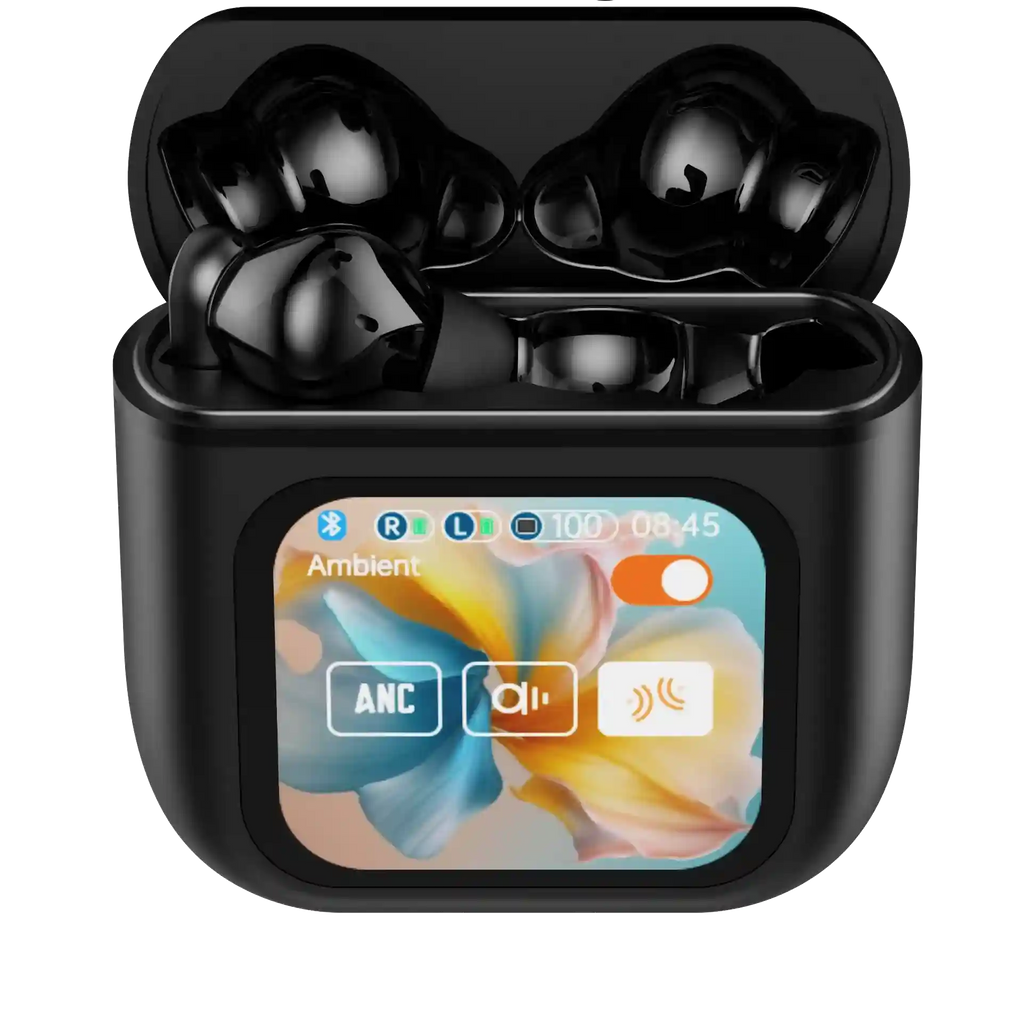 Tidesmit M79 Wireless Earbuds with LCD Touch Screen ANC TWS Tidesmit