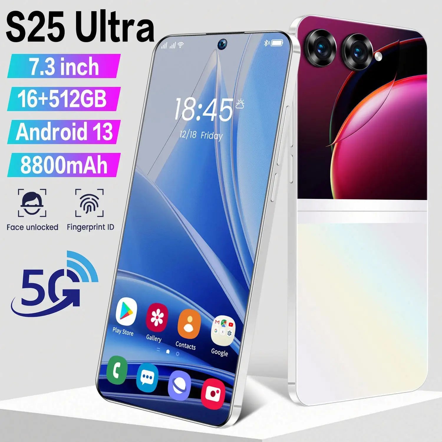 S25 Ultra 5G Smartphone - 1TB Storage, 16GB RAM, Dual SIM Unlocked Tidesmit