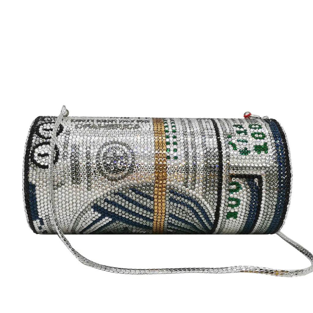Torebki Damskie Bolso Fiesta Mujer Crystal Evening Bags Metal Clutches Small Minaudiere Handbags Wedding Box Clutch Purse Women