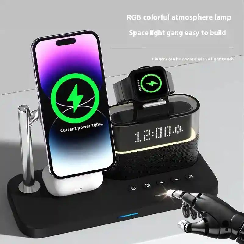 3-in-1 Wireless Charger Station - Qi Certified MagSafe Compatible Tidesmit