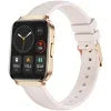 Smartwatch with Sleep Tracker & Blood Pressure Monitor - Model VS18 Pink Silica Gel Strap VS18 My Store