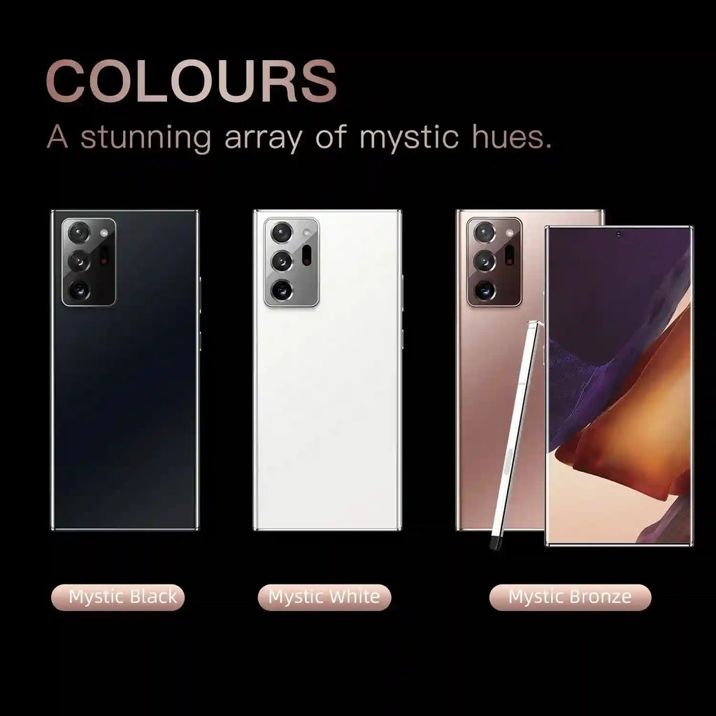 Note 20 Ultra 5G Unlocked Smartphone 1TB 16GB RAM Black Tidesmit