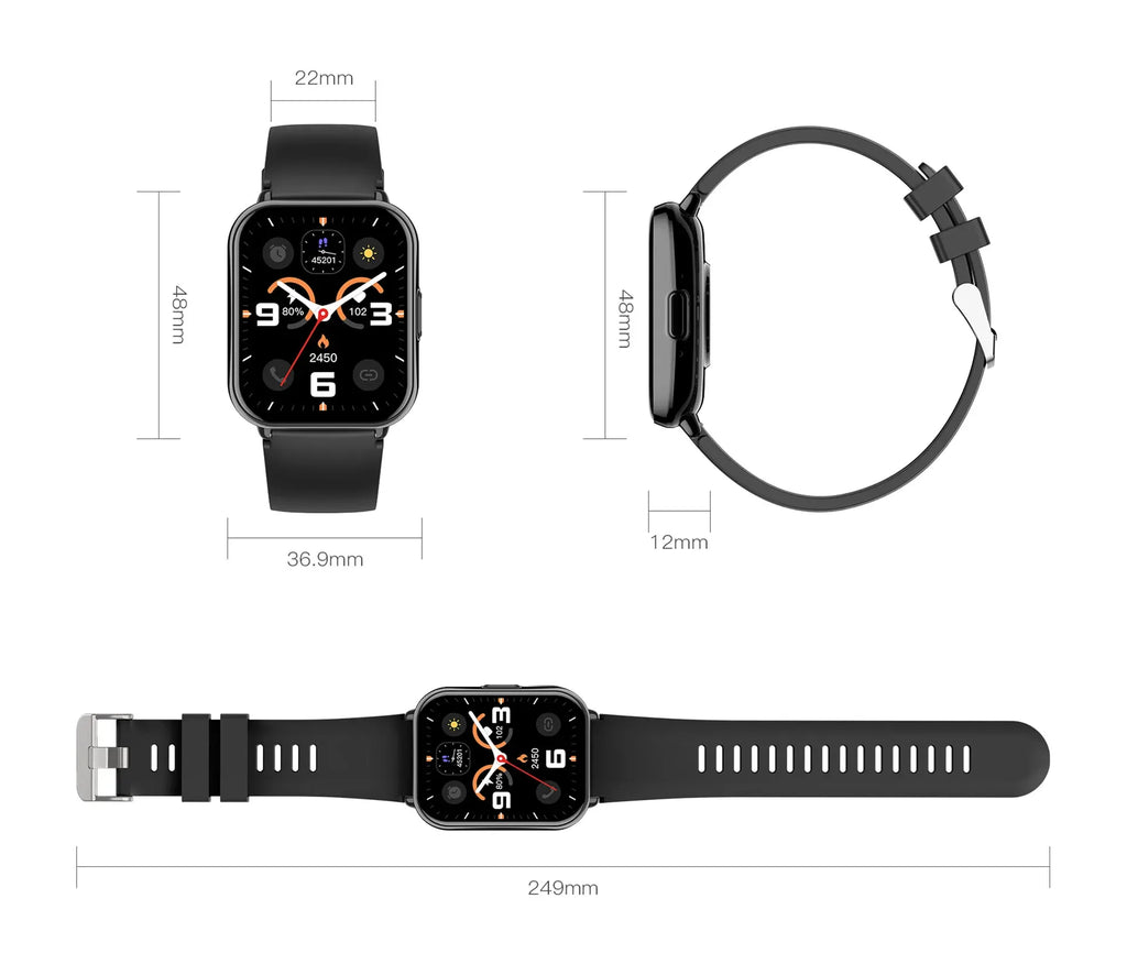 Smartwatch with Call Function, Fitness Tracker & Heart Rate Monitor - Z169 My Store