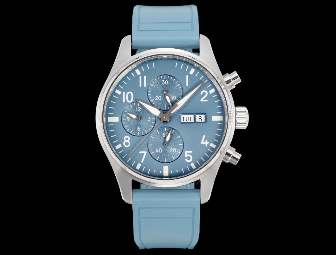 Popular High End Multifunctional Mechanical Watch Waterproof Automatic Movement Chronograph Wristwatch for Sports Daily Watch