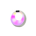 Portable Bluetooth Speaker with LED Lights, Alarm Clock & 360 Sound White My Store
