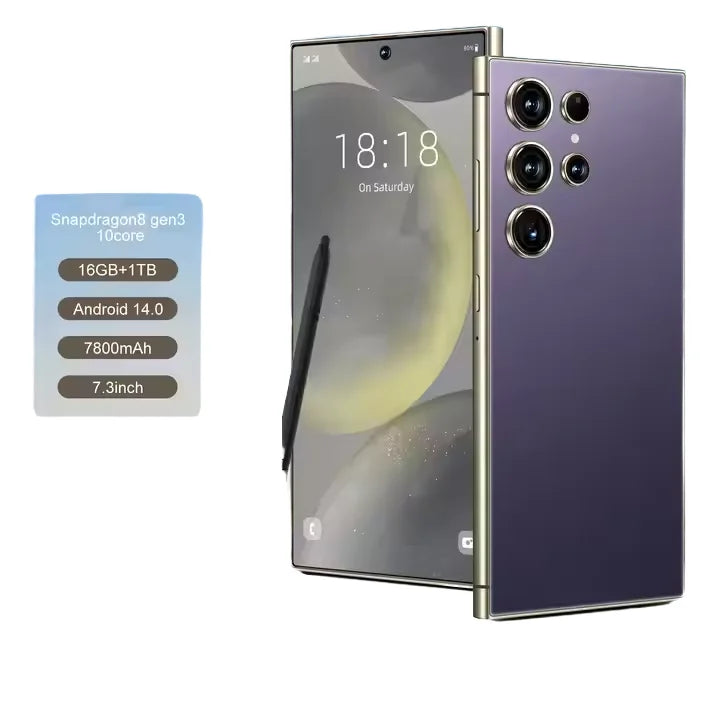 S25 Ultra 5G smartphone with 16GB RAM 1TB storage 108MP camera and HD display in gallery view