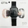 GT16 Fitness Tracker Smart Watch - 2.01 Inch Waterproof Display Black GT16 smart watch My Store