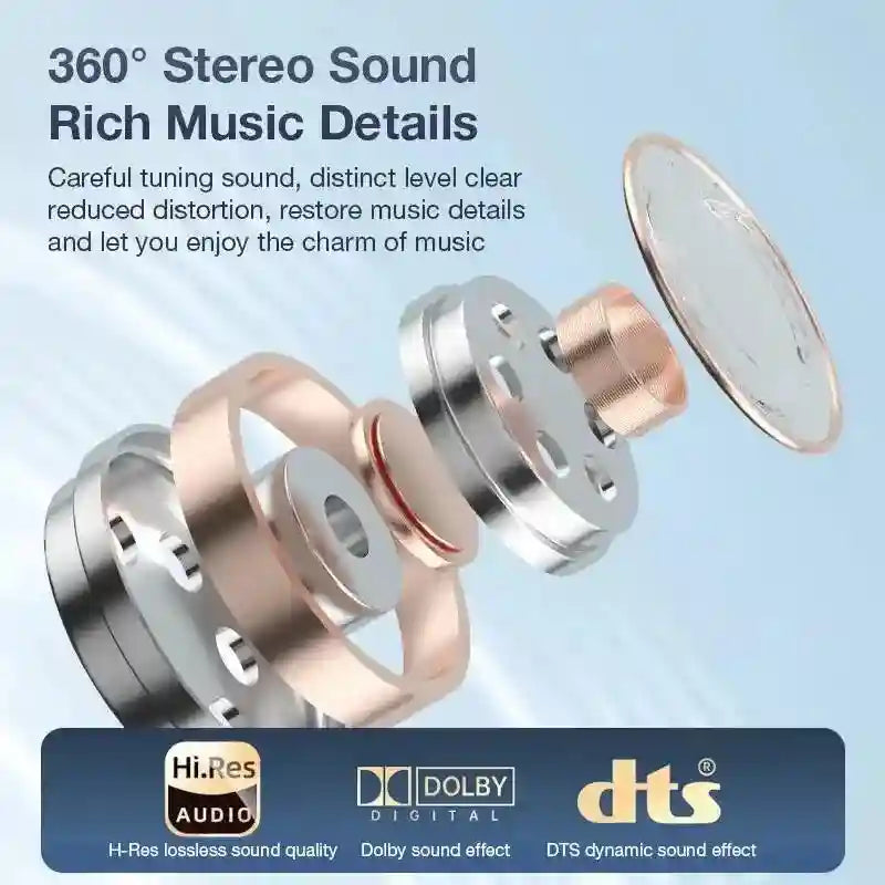 Tidesmit M41 Wireless Sports Earbuds with Noise Canceling & Touch Control Tidesmit