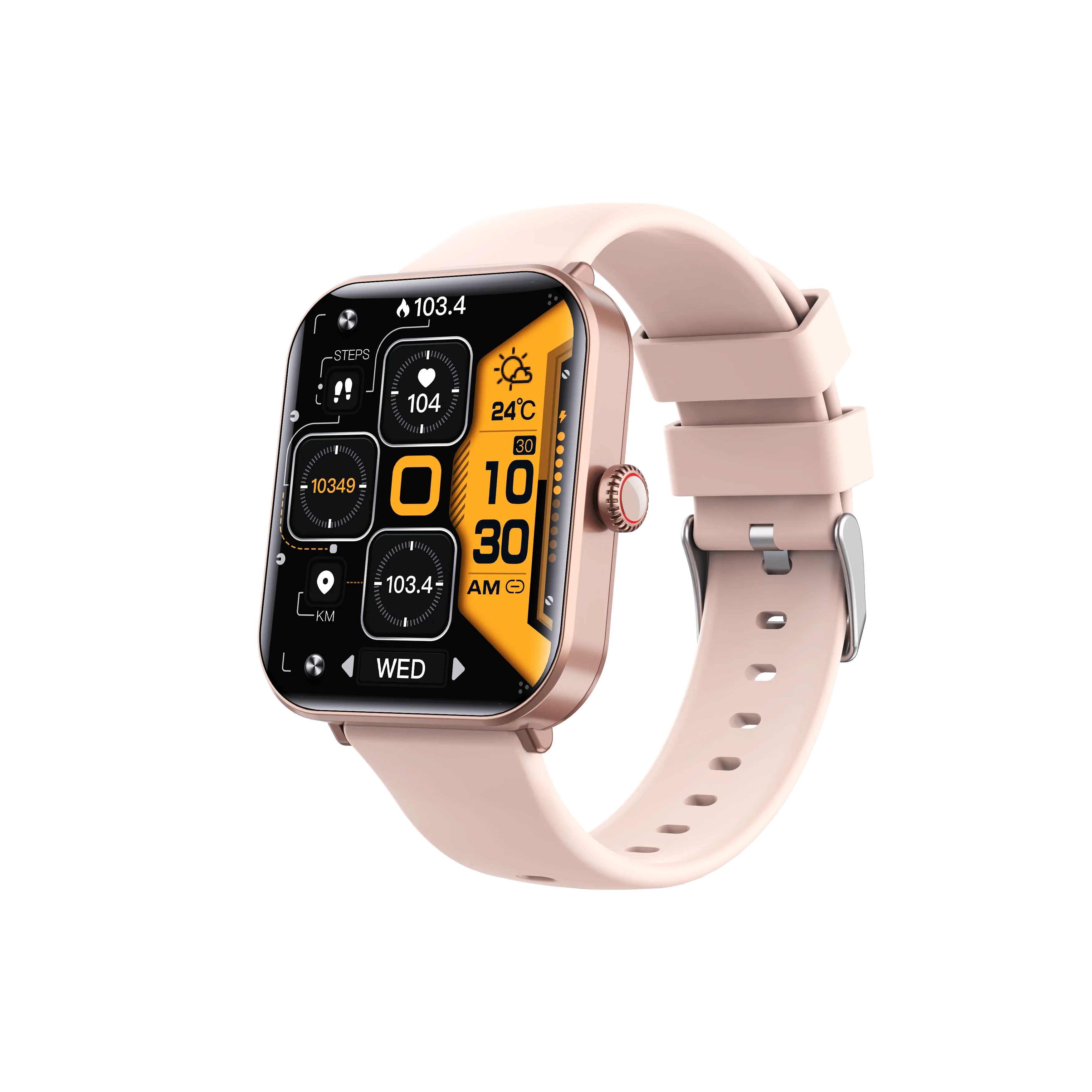 F57 Pro Smartwatch Fitness Tracker with Bluetooth Calling - Black My Store