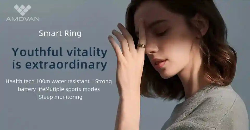 Smart Health Ring NR01-2 - Biometric Wellness Tracker Tidesmit
