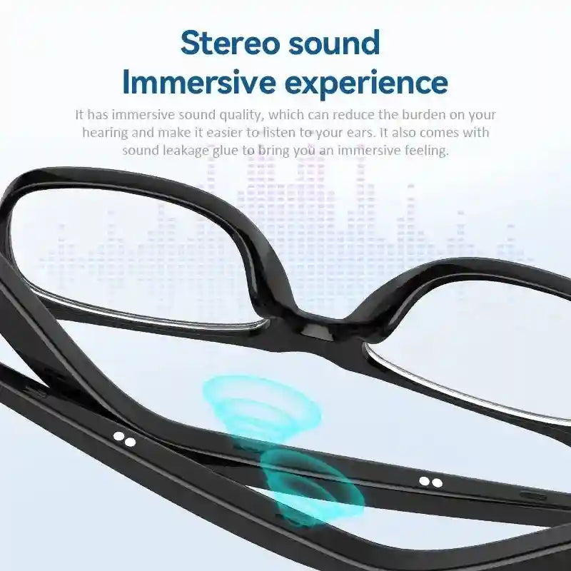 Tidesmit Smart Audio Glasses - Bluetooth 5.3 Hands-Free Headset Tidesmit
