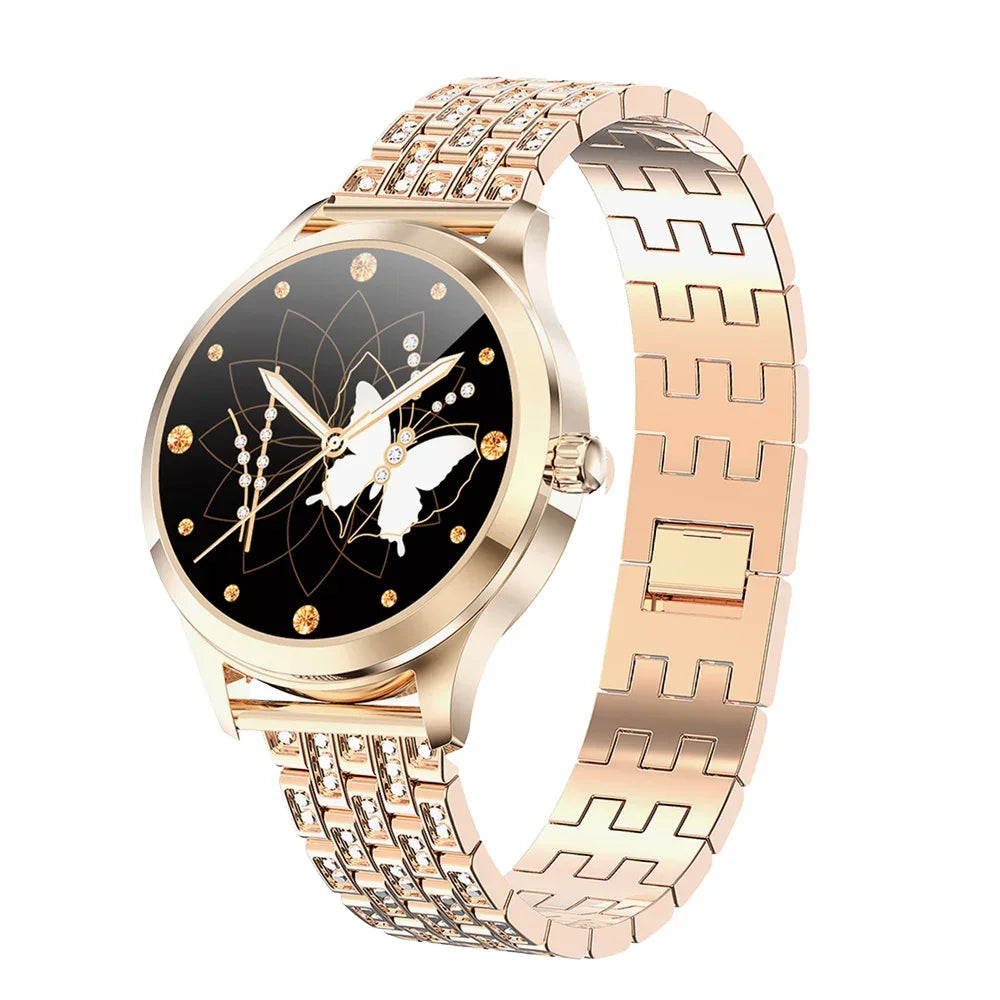 Smartwatch Bluetooth Calling Silver Stainless Steel LW92 Fitness Tracker My Store