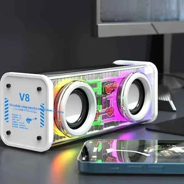 Mecha Portable Bluetooth Speaker with 360 Sound and RGB Light My Store