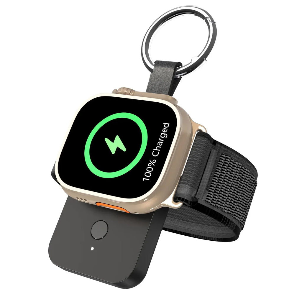 Magnetic Apple Watch Power Bank 1000mAh Portable Keychain Charger Tidesmit