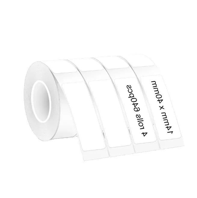 41mm x 40mm Tamper-Proof PE Security Seal Destructible Texture Paper Tag - Angle/Detail 1