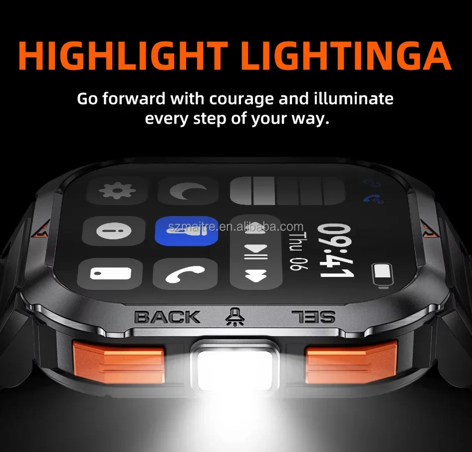 Smartwatch with Bluetooth Calling and GPS - S50 Waterproof Black My Store