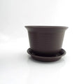 15cm Plastic Garden Flower Pot Plant Succulent Grow Nursery Pots Veg Planter Home Tools Tray Flowerpot For Bonsai Herb