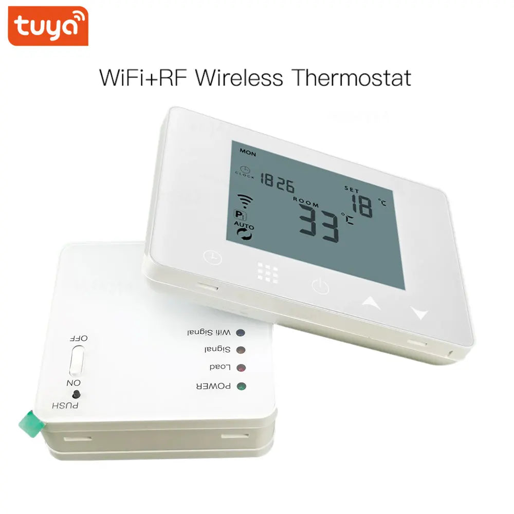 Wireless WIFI RF Thermostat 6 Sub-Chamber Hub Controller Central for Heat Mat/Underfloor Heating/Thermostatic Valves/Gas Boiler