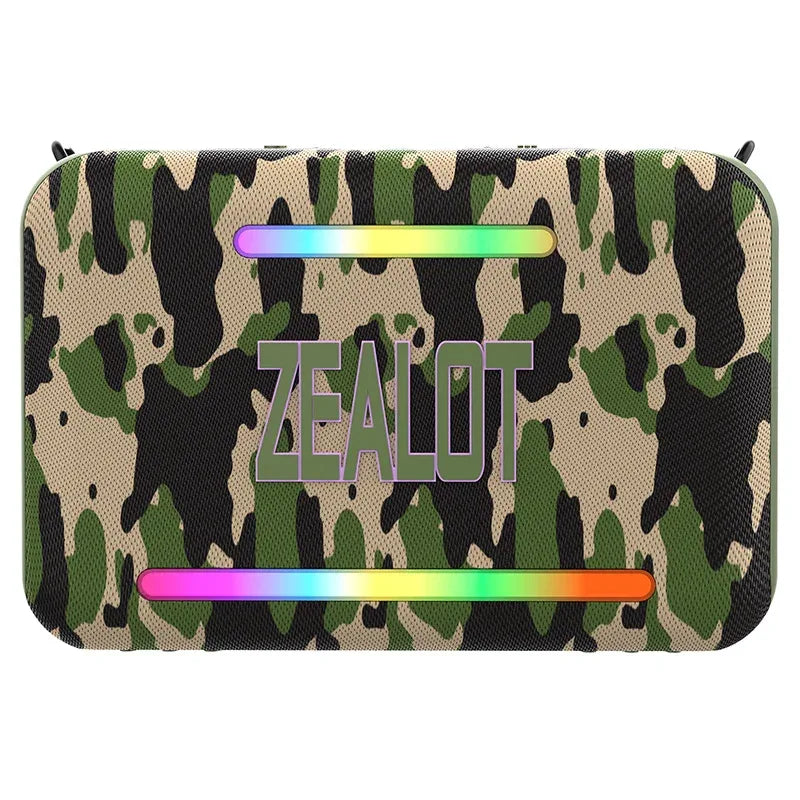 120W Portable Bluetooth Speaker with 360 Sound and RGB LED Lighting Camouflage My Store